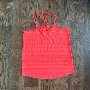 Nike coral workout tank